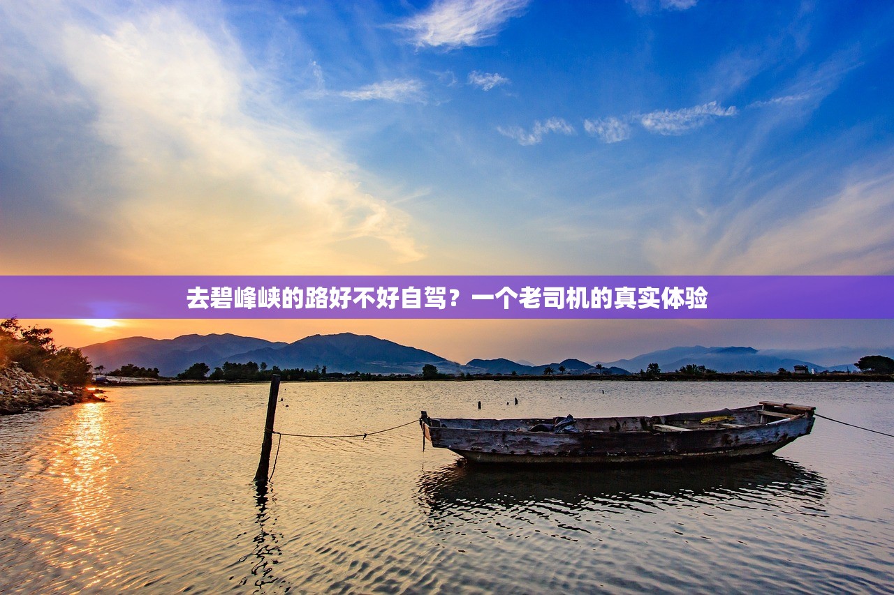 去碧峰峡的路好不好自驾？一个老司机的真实体验